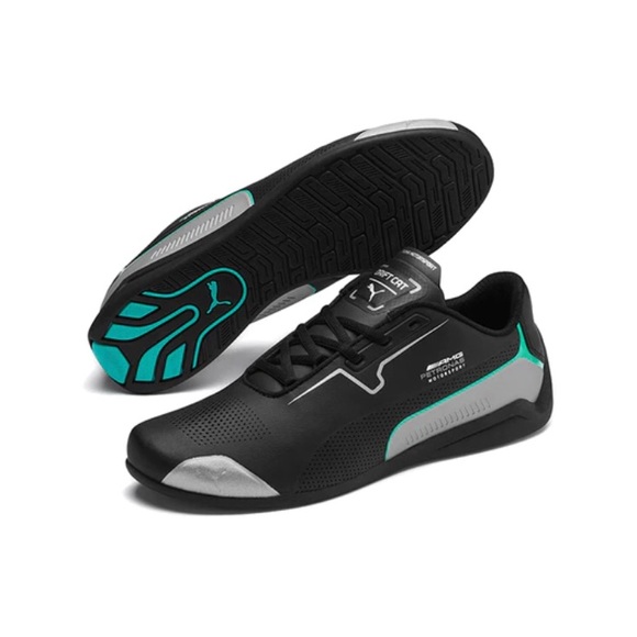 Puma Mercedes Drift Cat 8 Formula One Black Grey Green Style 306502-01 Size 11US - Picture 2 of 15